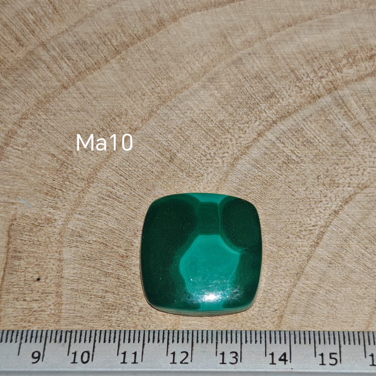 Malachit kaboson Ma10 – természetes malachit ásvány részletfotó