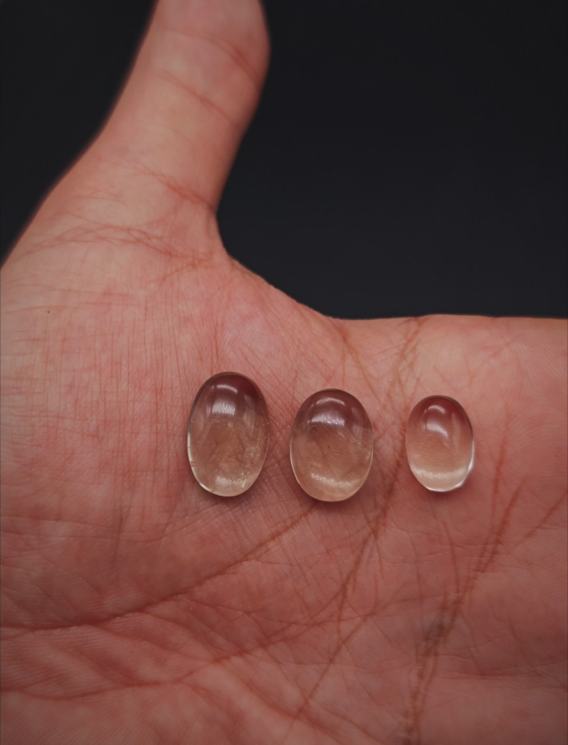 Green Amethyst Cabochons