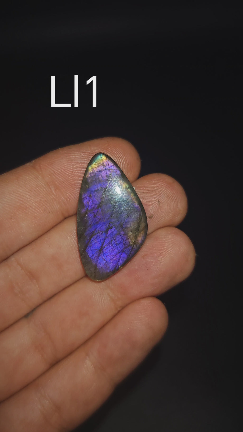 Lila Labradorit Kaboson - Ll11