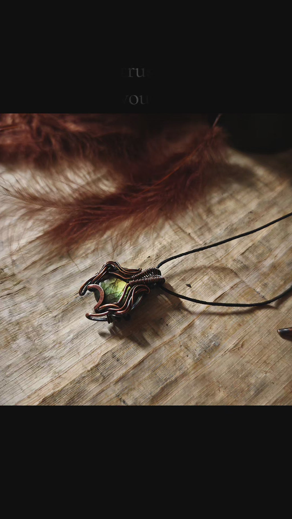 Moon of Khonsu – Labradorite Pendant
