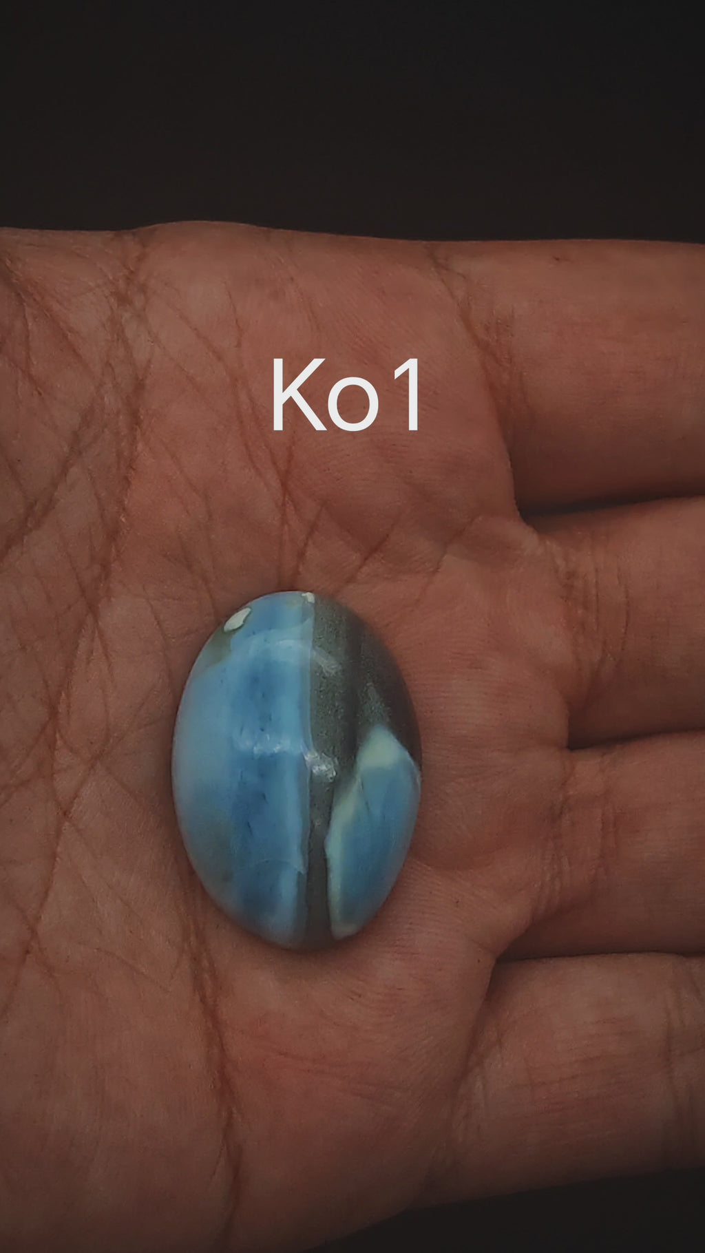 Blue Opal Cabochon - Ko1