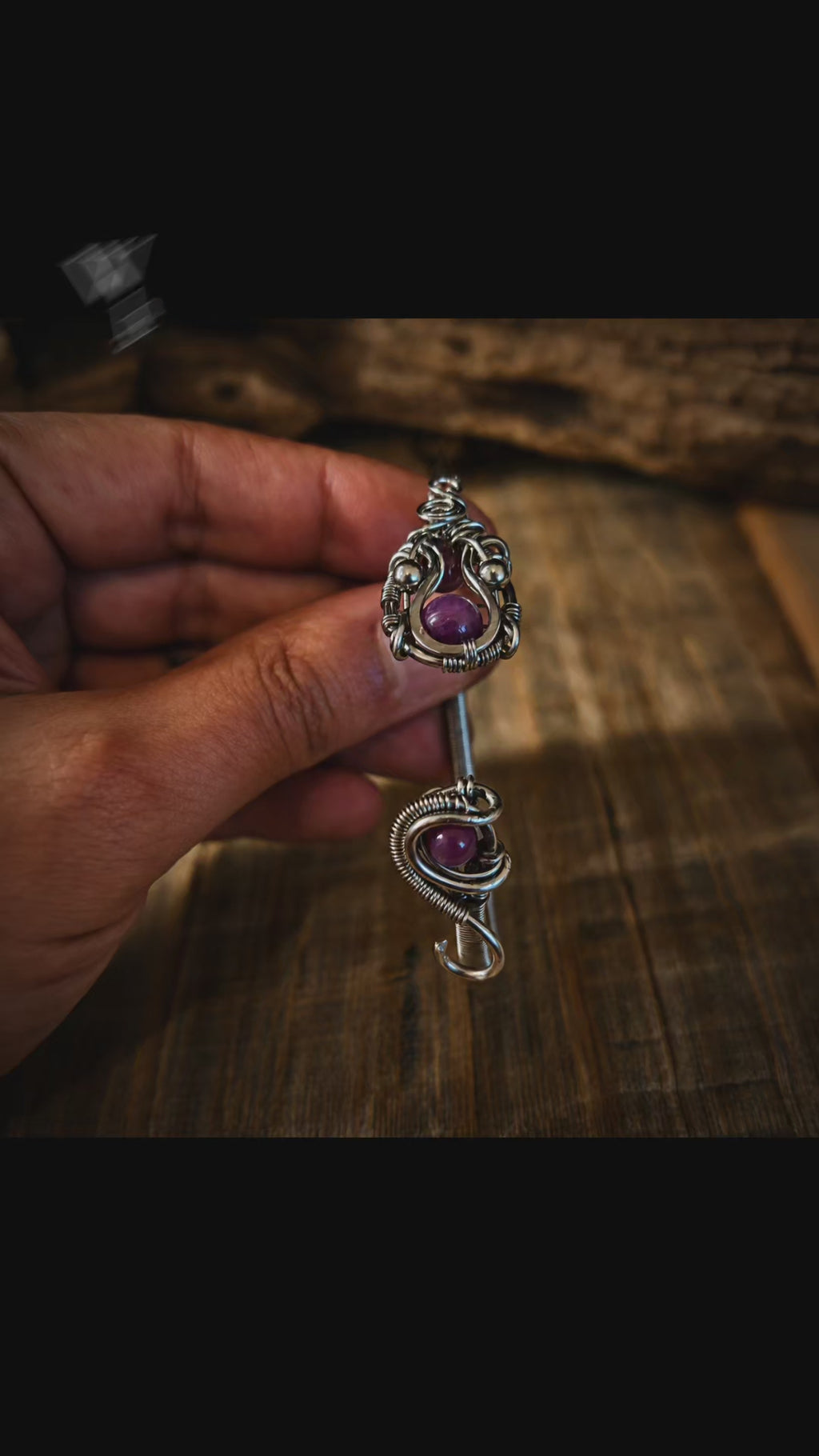 Flame of Agni – Ruby Cuff Bracelet