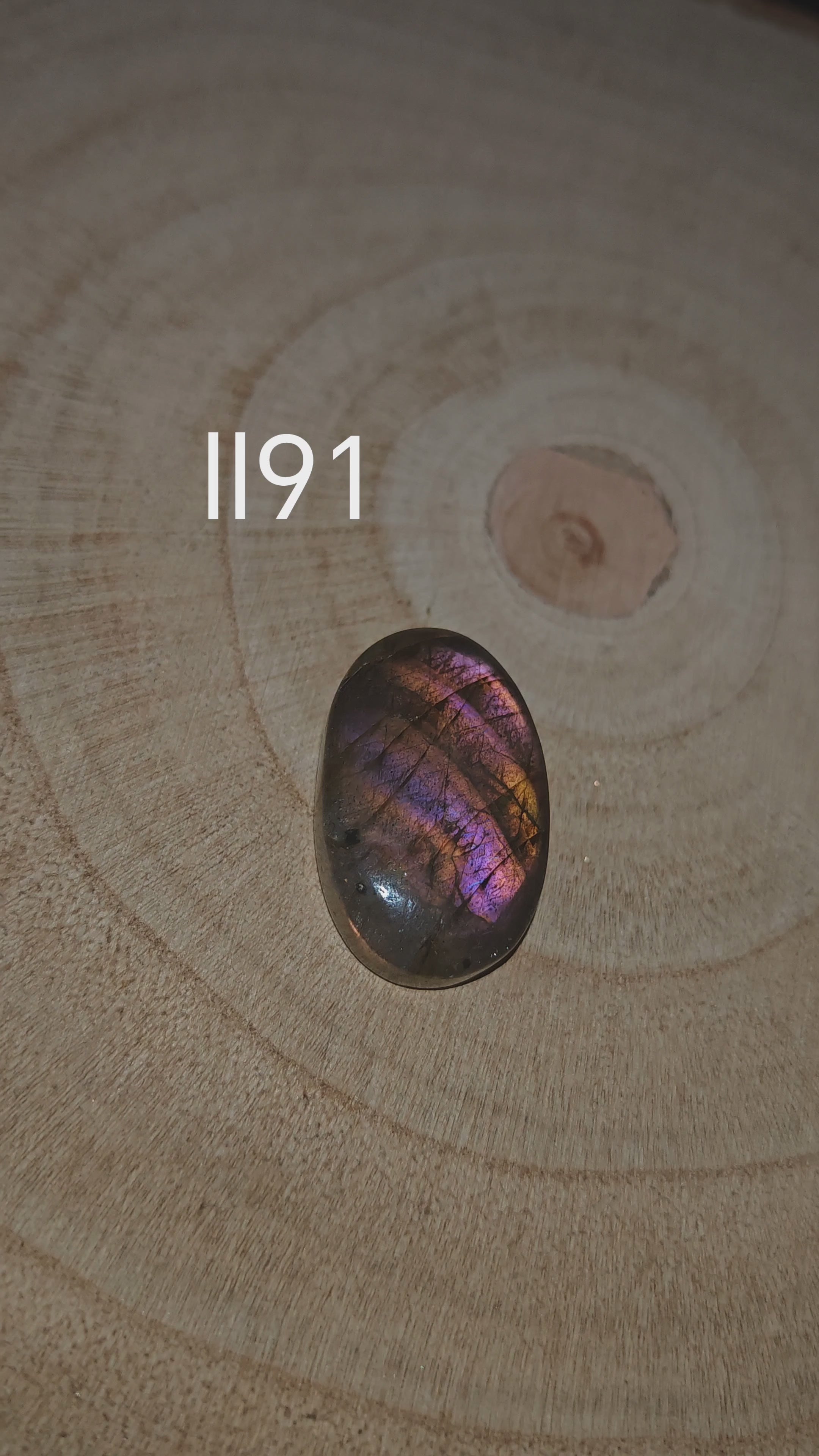 Lila Labradorit Kaboson - Ll91
