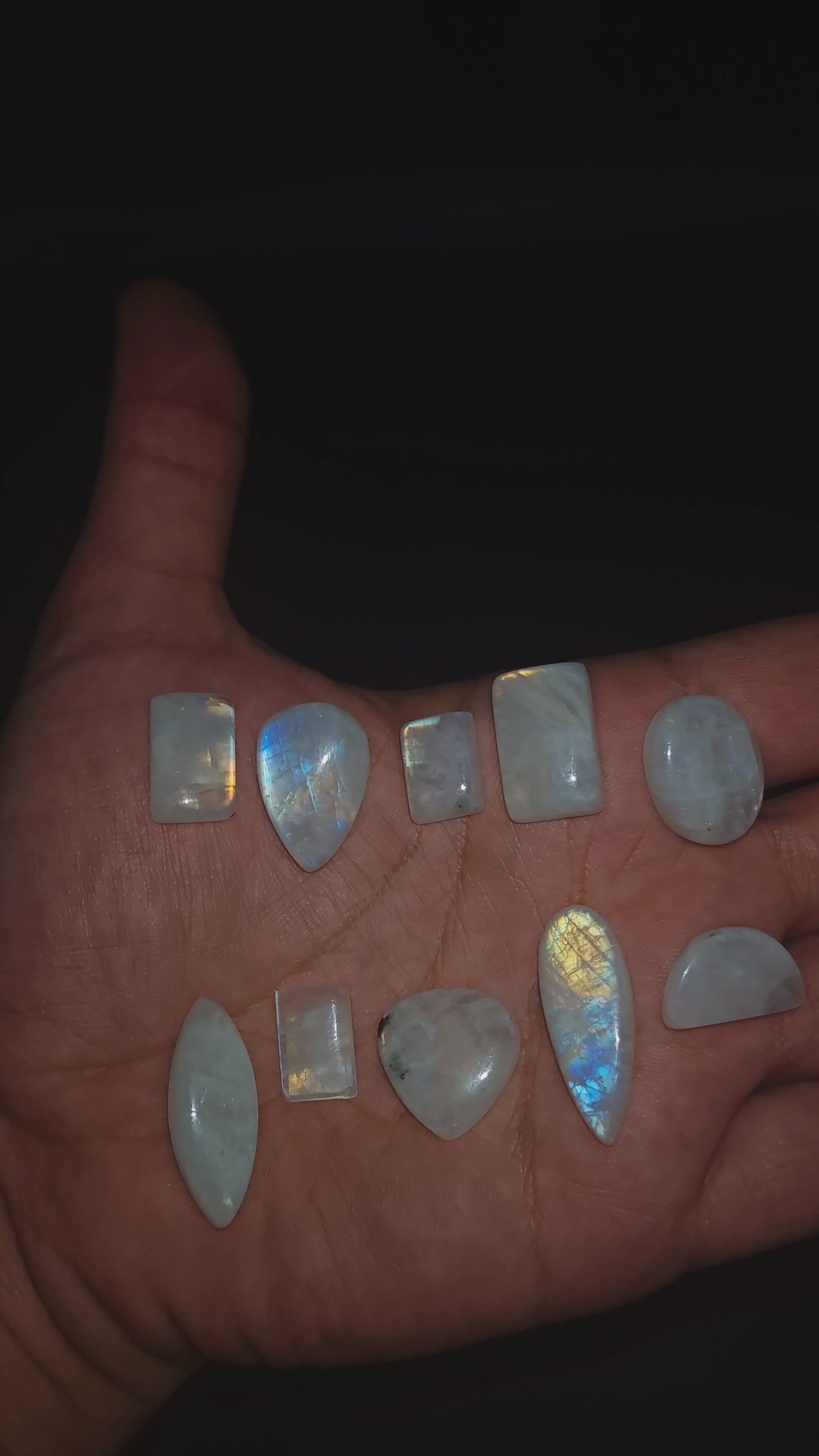 Rainbow Moonsone Cabochons 6500 HUF