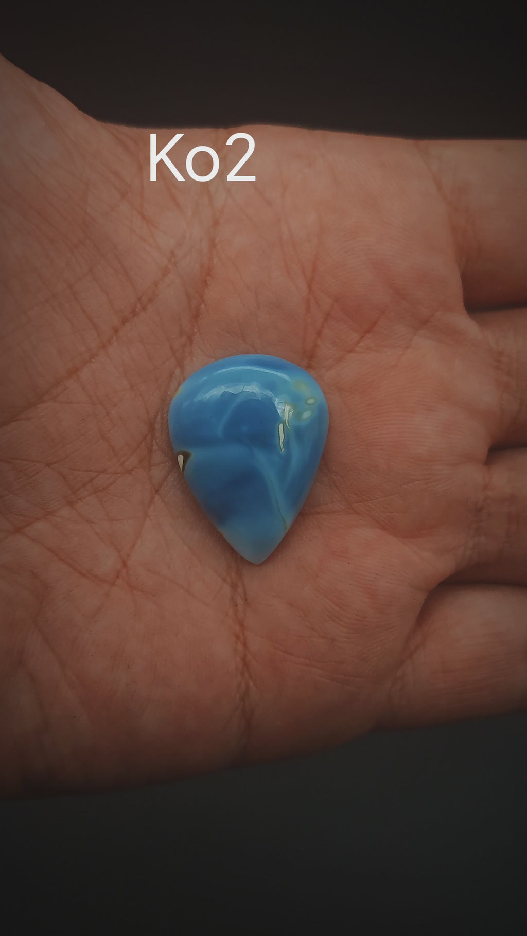 Blue Opal Cabochon - Ko2